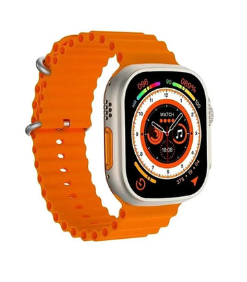 Smartwatch 1.99” cu curea extra, Apel bluetooth, incarcare Wireless, monitorizare sanatate & notificari, compatibila Android & iOS, Baterie 280 mAh